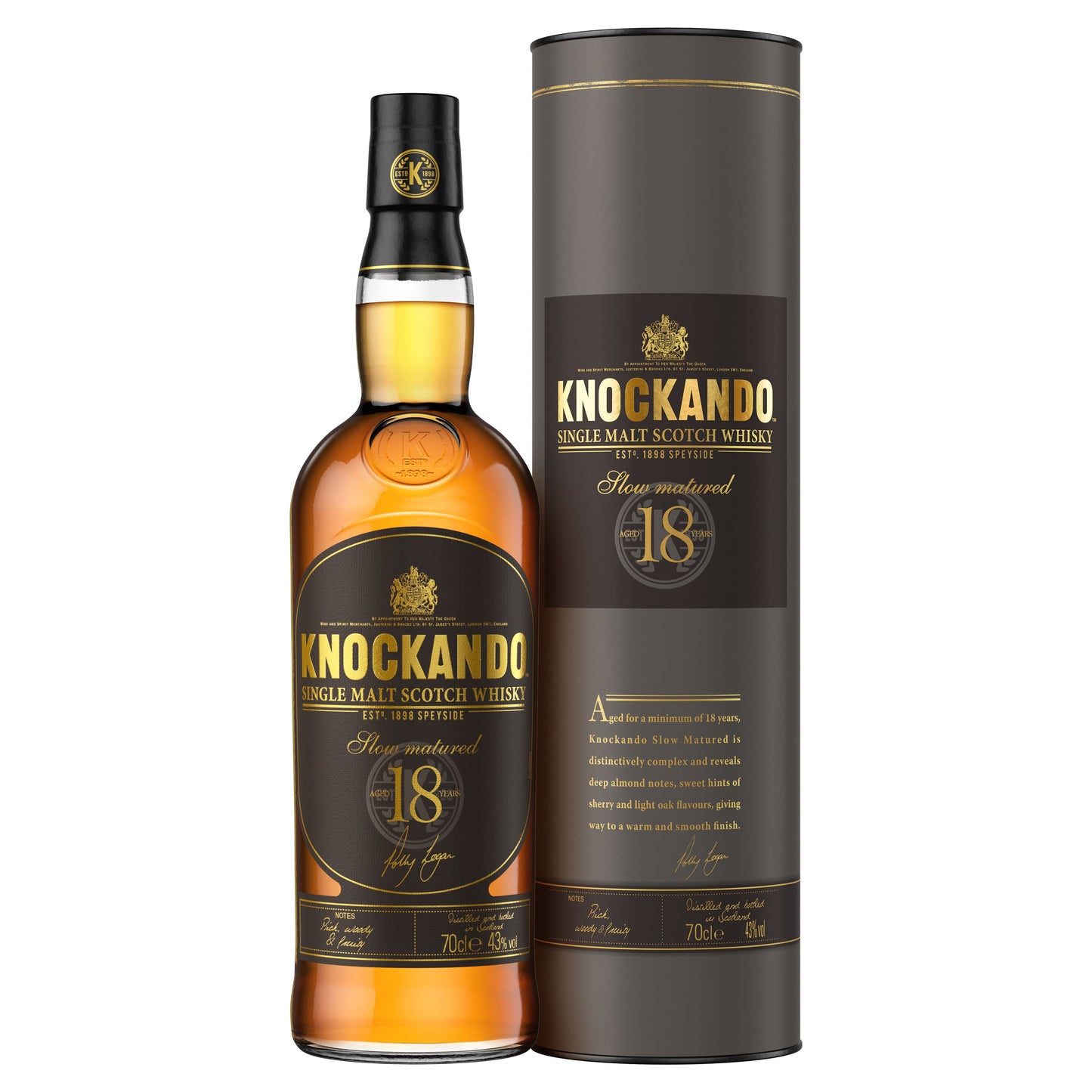 Knockando 18 Year Old Single Malt Scotch Whisky 70cl