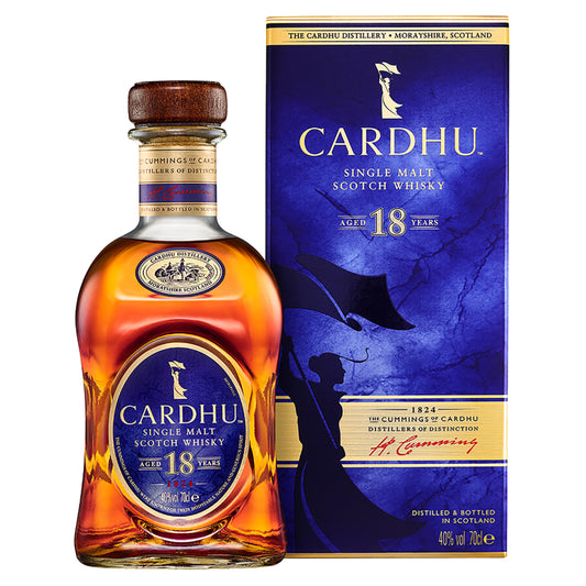 Cardhu 18 Year Old Single Malt Scotch Whisky, 70cl