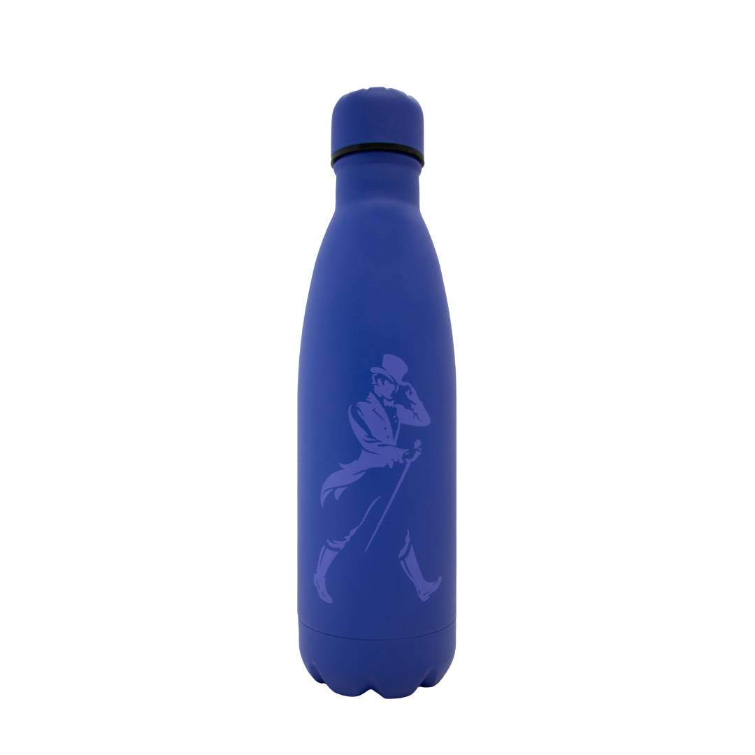 Johnnie Walker Striding Man Water Bottle Blue