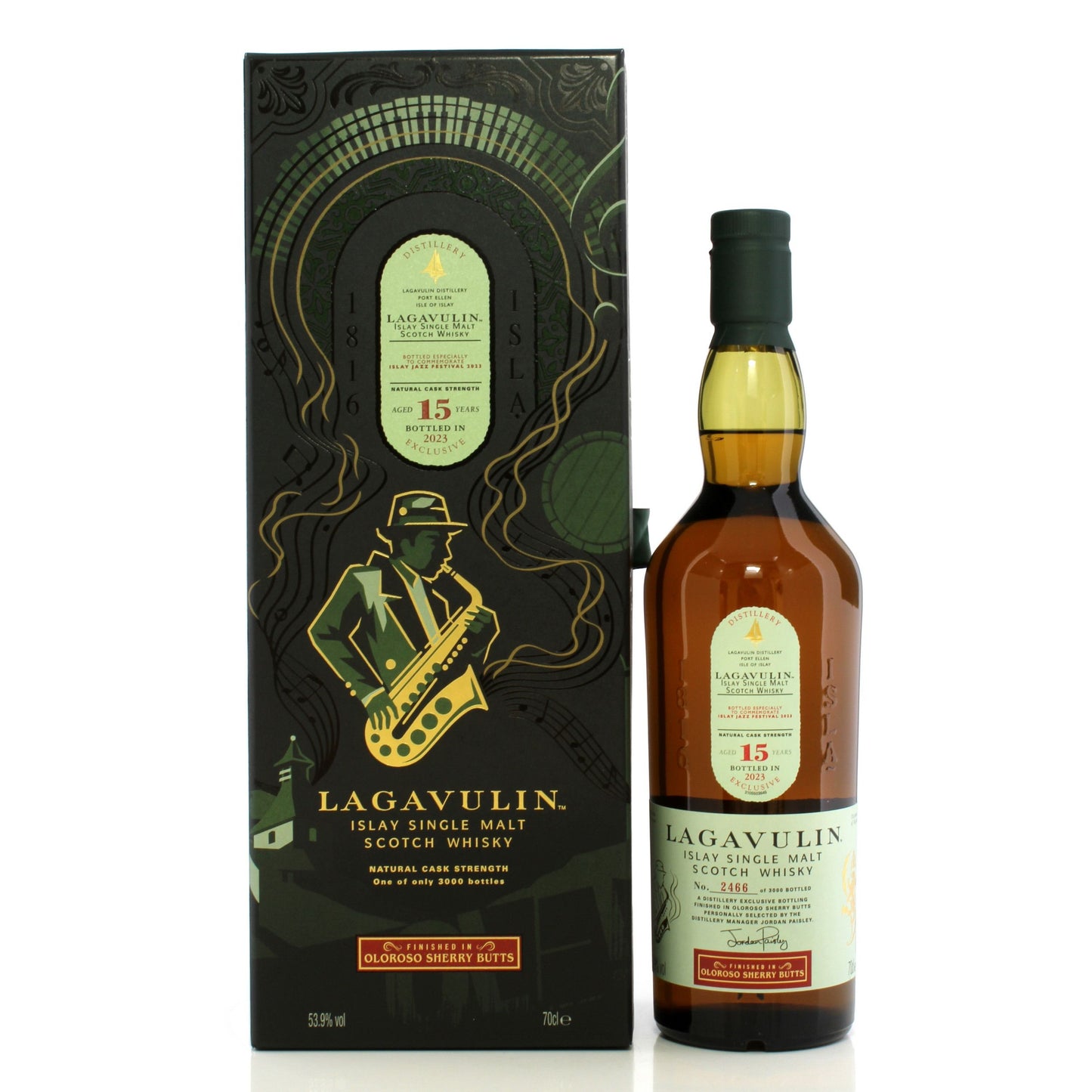 Lagavulin 15 Year Old Islay Jazz Festival 2023 Exclusive Single Malt Scotch Whisky 70cl