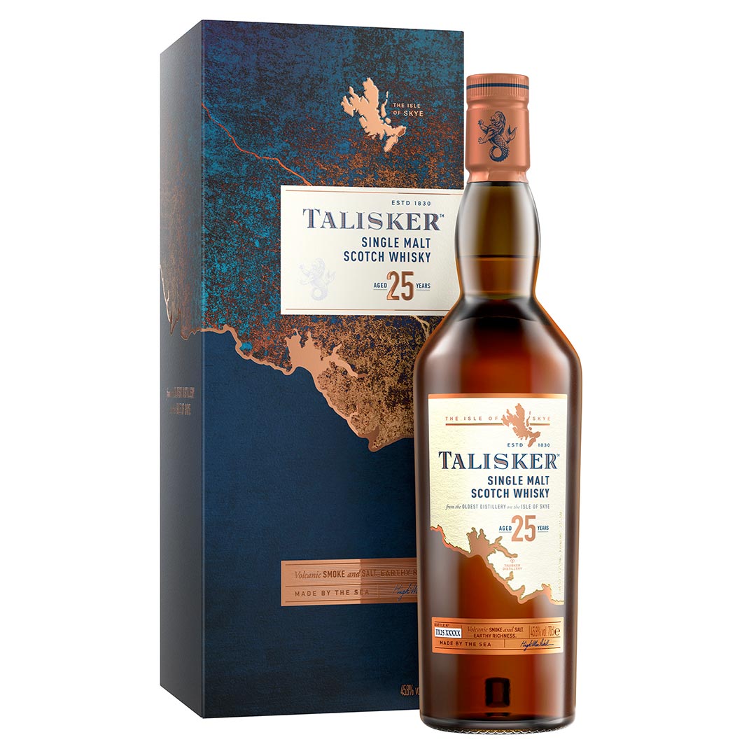 Talisker 25 Year Old Single Malt Scotch Whisky, 70cl