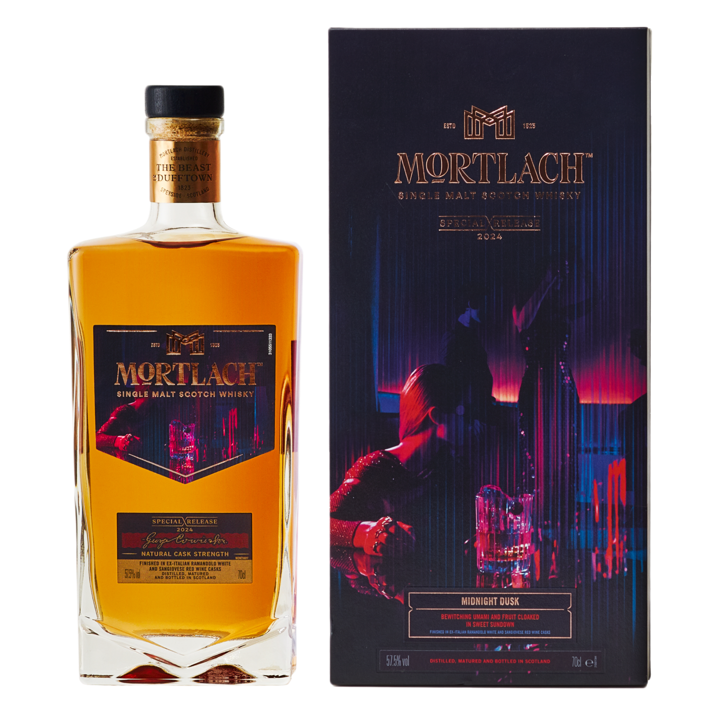 Mortlach Midnight Dusk Special Release 2024 Single Malt Scotch Whisky, 70cl