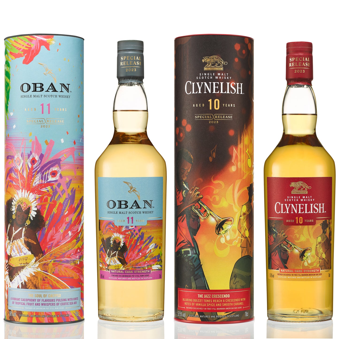 Oban 11 & Clynelish 10 Year Old Special Release 2023 Single Malt Scotch Whisky, 2x70cl