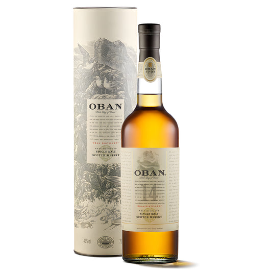 Oban 14 Year Old Highland Single Malt Scotch Whisky, 70cl