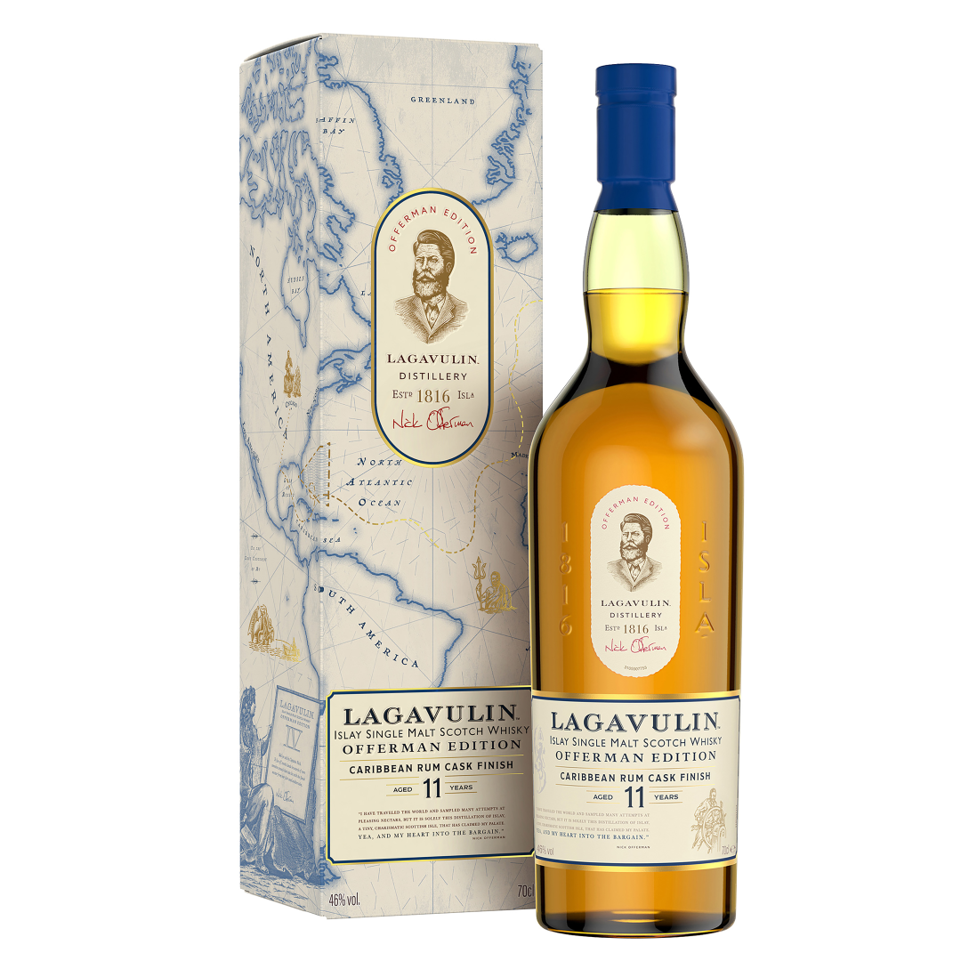 Lagavulin Offerman 2024 Caribbean Rum Cask Finish Edition Single Malt Scotch Whisky