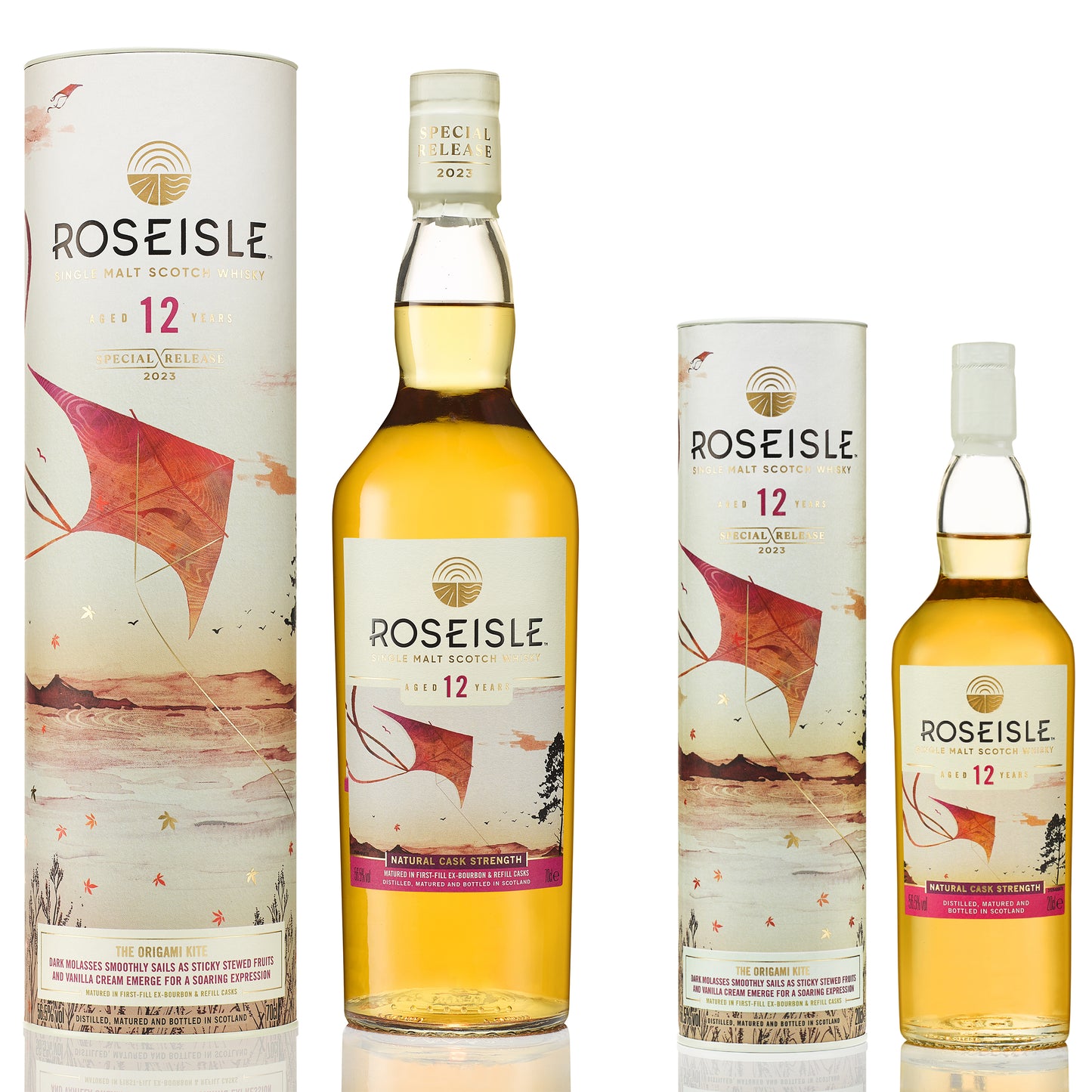 Roseisle 12 Year Old Special Release 2023 Single Malt Scotch Whisky Bundle, 1x20cl + 1x70cl