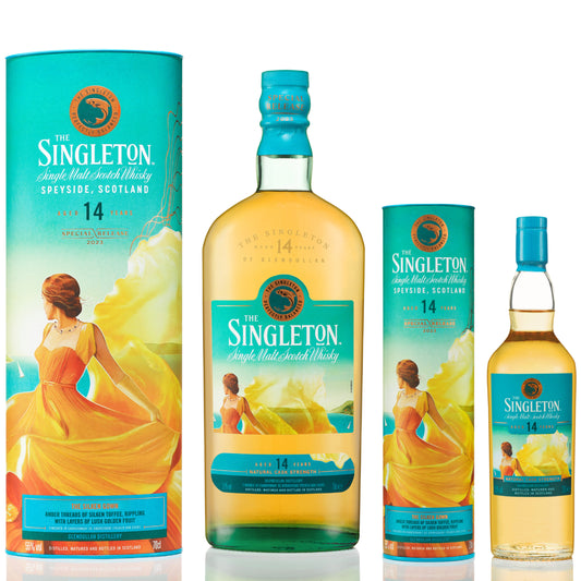 Singleton 14 Year Old Special Release 2023 Single Malt Scotch Whisky Bundle, 1x20cl + 1x70cl