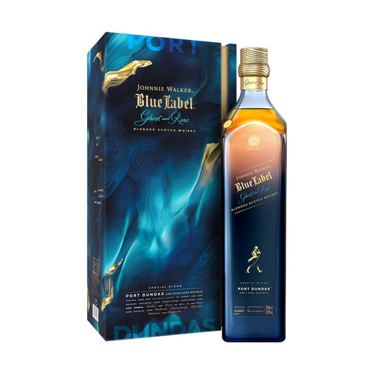 Johnnie Walker Blue Label Ghost and Rare Port Dundas Edition Blended Scotch Whisky, 70cl